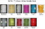 R6756 - 6" X 20yds Metallic Mesh