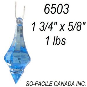 1lb Icicle Acrylic Crystal