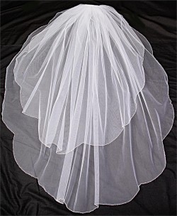 Beaded Edge Wedding Veil