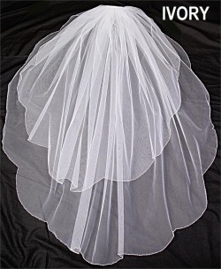 Beaded Edge Wedding Veil