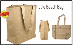 B895-02 - Jute Beach Bag