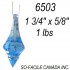 1lb Icicle Acrylic Crystal