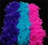 2yds Feather Boa - 20gr. Colours: White and Red