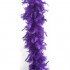 2yds Feather Boa - 20gr. Colours: White and Red