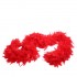 2yds Feather Boa - 20gr. Colours: White and Red